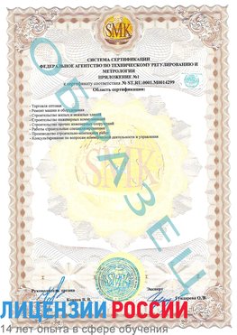 Образец сертификата соответствия (приложение) Бирск Сертификат ISO 14001